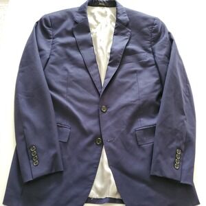 Todd Snyder Sutton Fit Italian Cotton Mens 40R Blazer Union Made In USA Blue